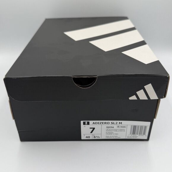 Adidas Adizero SL2 Running Shoes Sneakers JQ0354 Black White Men’s Size 7 main image 5